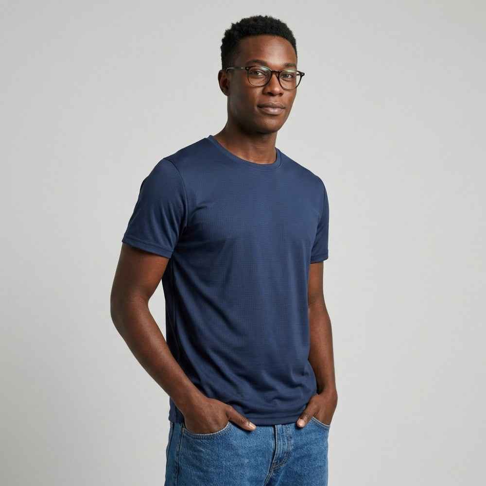 Starry Night Speckle Quick-Dry Stretch Tee | Premium Performance Streetwear