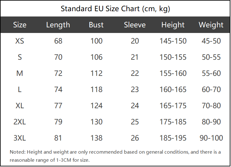 Premium Custom Heavyweight Cotton T-Shirt | 260gsm Brand Merch Size Chart