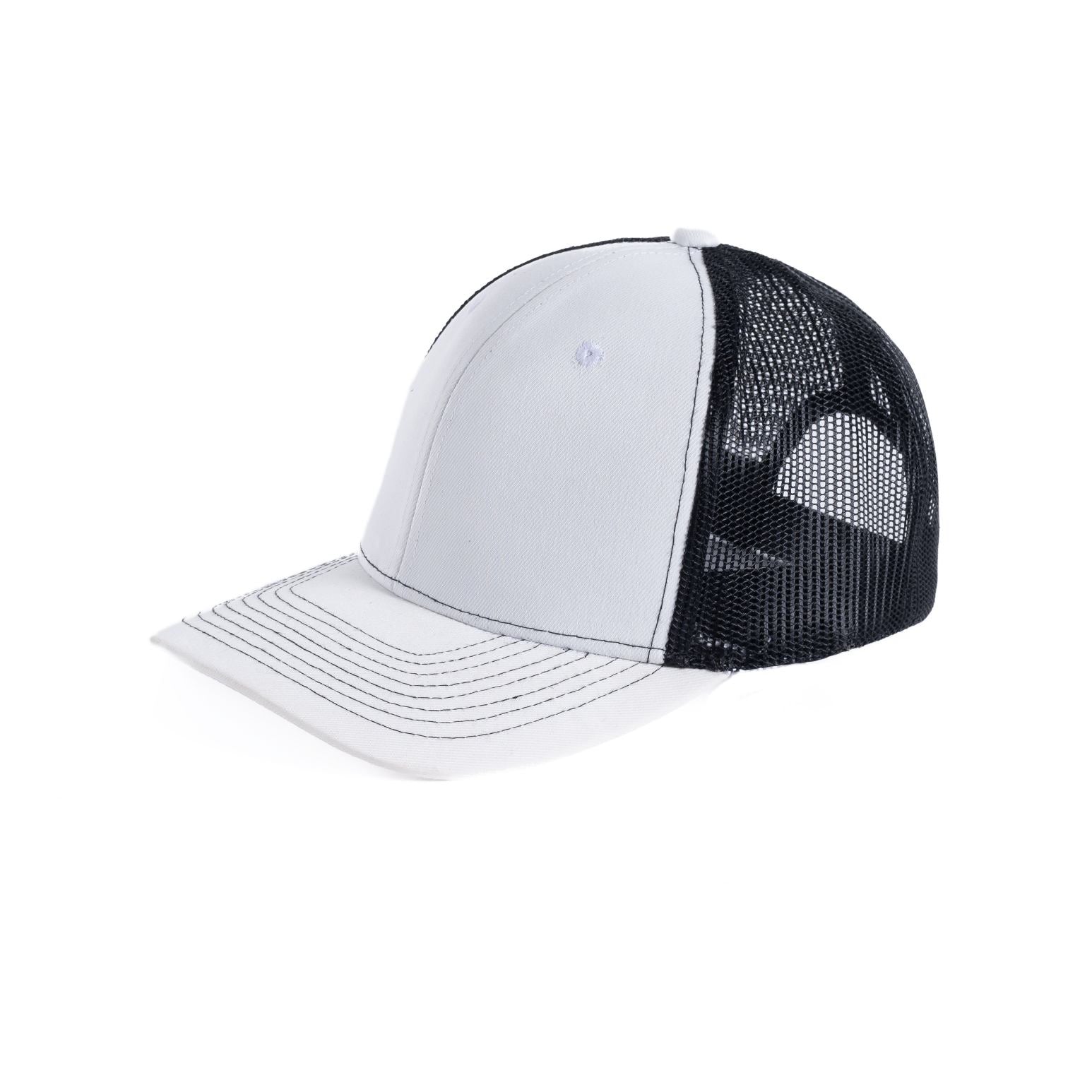 Custom 6-Panel Trucker Hat | Cotton-Poly Mesh Cap for Teams