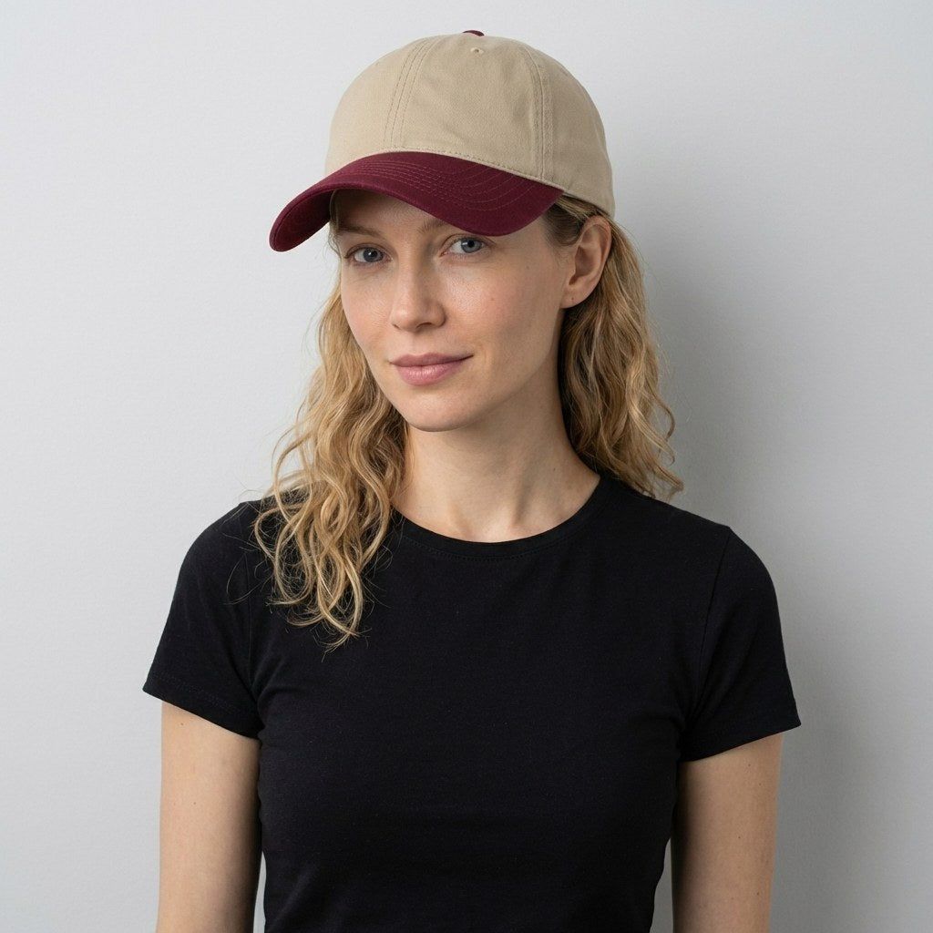 Custom 100% Cotton 6-Panel Dad Hat | Adjustable Team & Brand Apparel