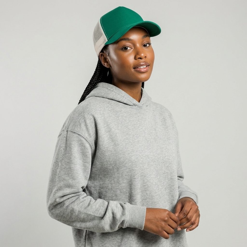 Custom 5-Panel Trucker Hat | Cotton Mesh Cap for Team Uniforms