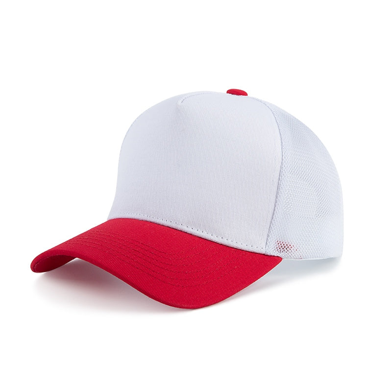 Custom 5-Panel Trucker Hat | Cotton Mesh Cap for Team Uniforms